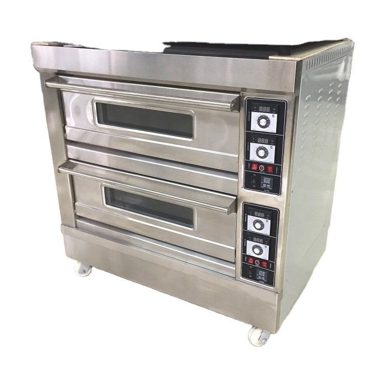 Baking Machinery Function Electric Gas Cake Pizza Oven with Competitive and 3 Deck 9 Trays