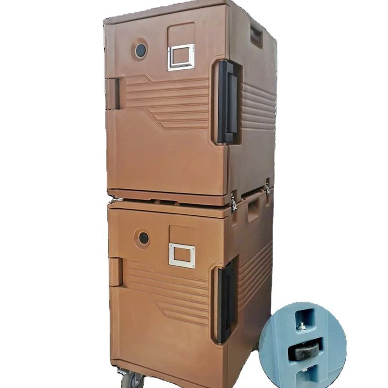 Rotomolding Insulated Box Meal Station Customized Color Insulated Food Delivery Box