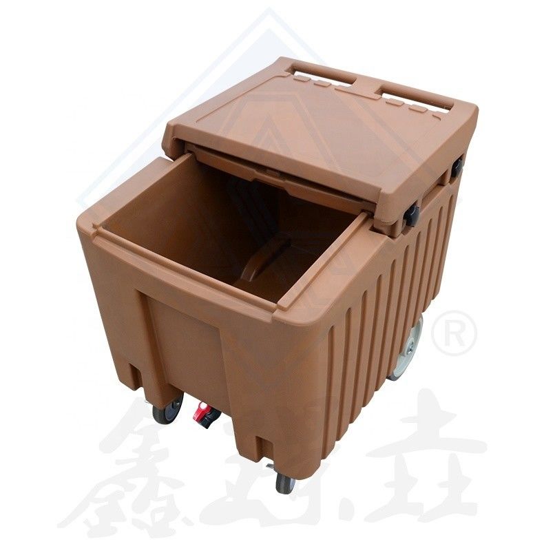 2023 Rotomolding Plastic Ice Collecting Trolley Easy to Clean and Perfect for Storage