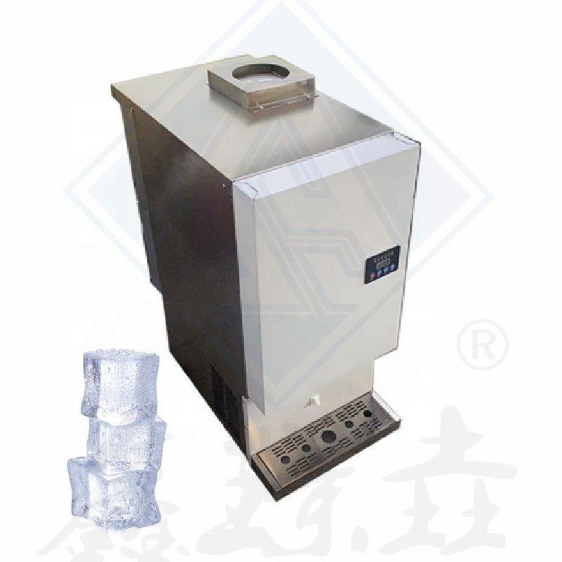 High Productivity Stainless Steel Ice Cube Vending Machine for Busy Establishments