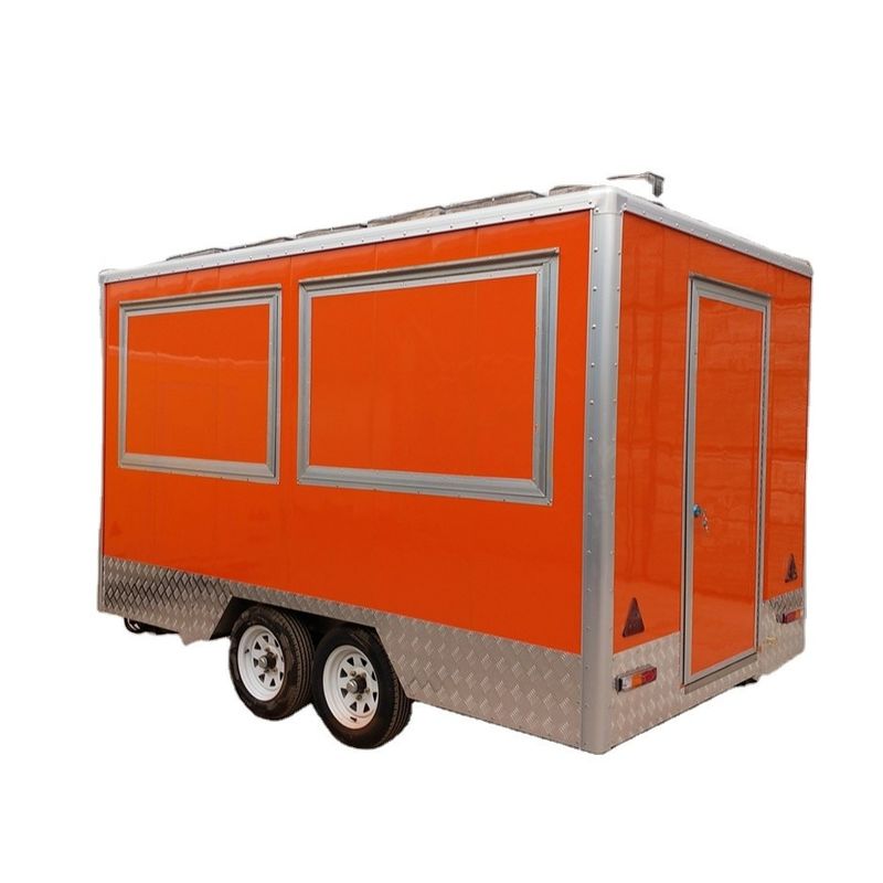 1000kg Outdoor Mobile Food Trailer Chicken Hot Dog Ice Cream Noodle Pizza Coffee
