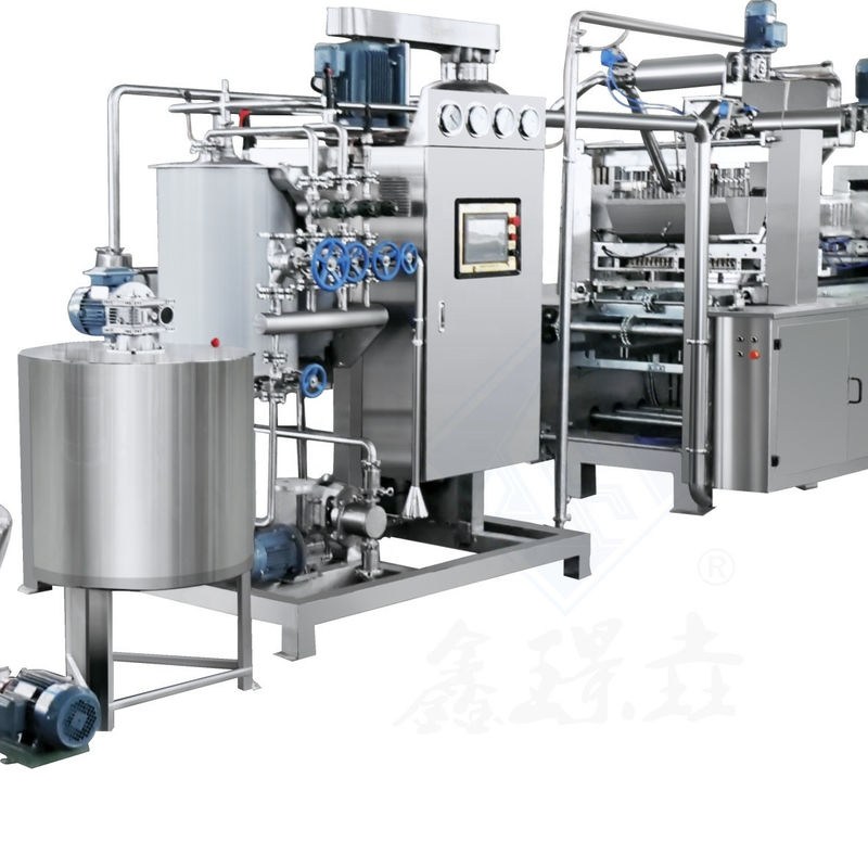 Full Automatic Soft Hard Candy Making Machine with 220V Power Source and Pouring Function