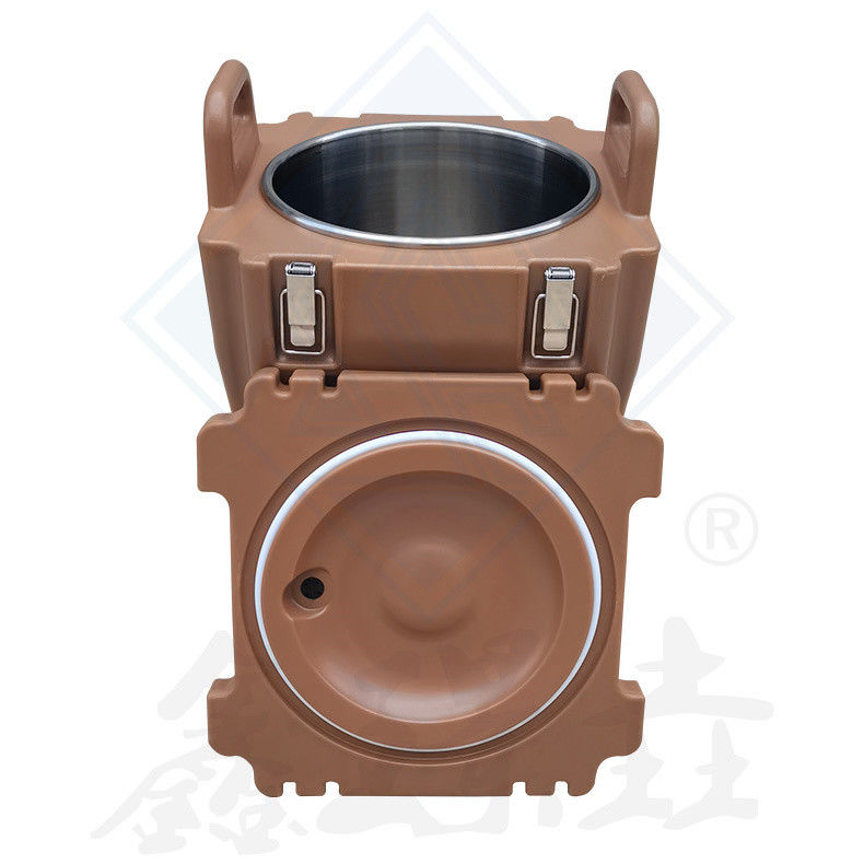Insulated Portable Round Barrel Beverage Cooler for Food Warming Cabinet Easy to Clean