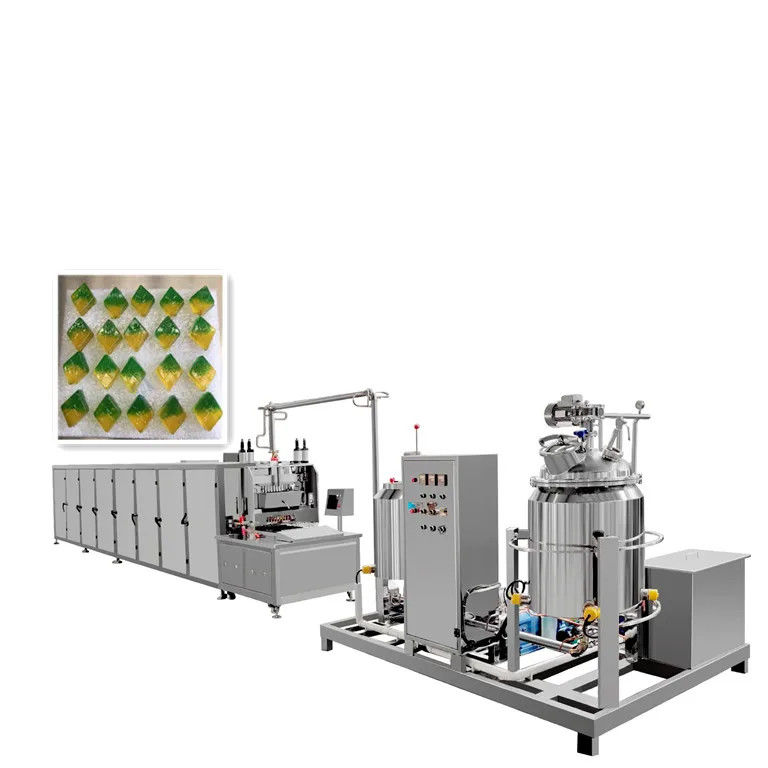 Gummy Soft Lollipop Candy Filling Machinery for Automatic Industrial Candy Production