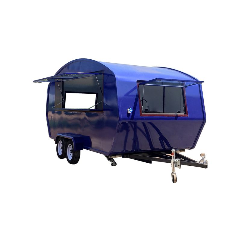 Ice cream trailer mobile food truck with full kitchen equipment and long service life