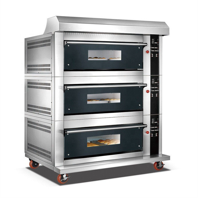 High Productivity Electric Deck Oven for Commercial Baking of Loaf Bread