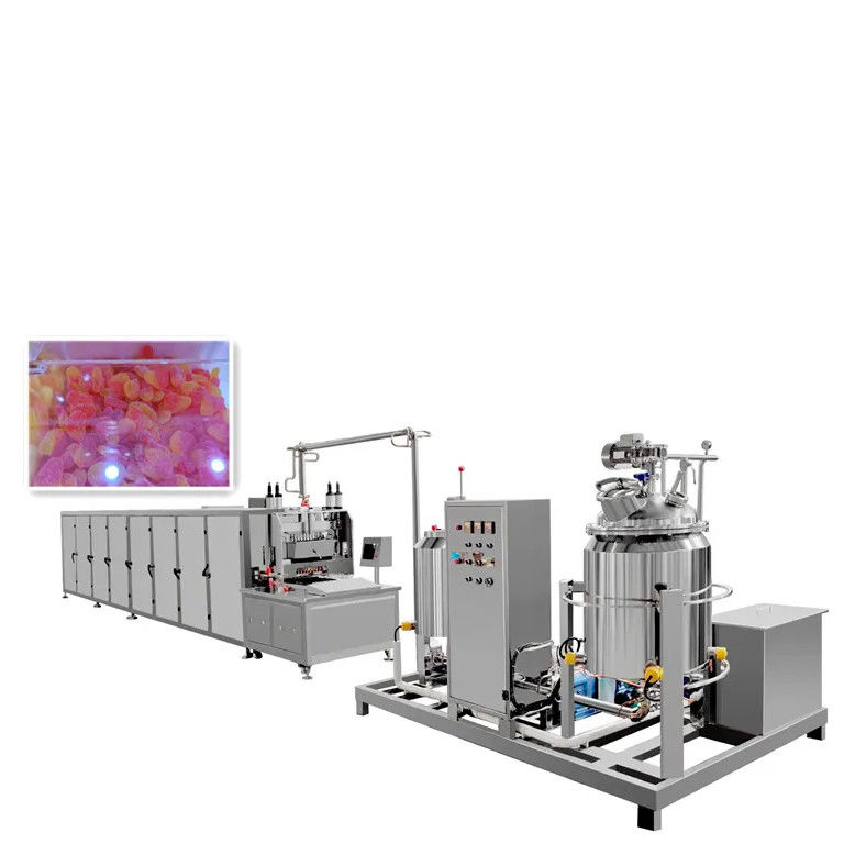High Production 150Kg/h Automatic Lollipop Candy Making Machine for Jelly Gummy Bear