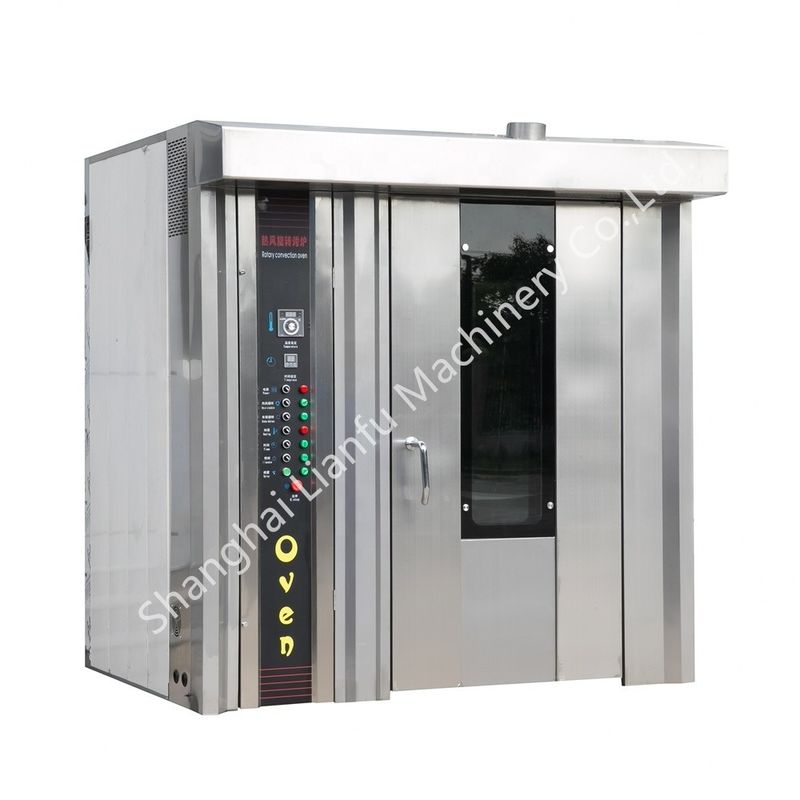 Bakery Equipment 8 Trays Bread Gas Baking Oven with Steam and 16 Trays Loading Quantity