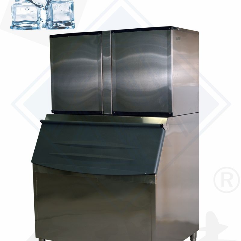 Commercial Ice Cube Maker Machine for Automatic Ice Production in Restaurant Kitchens