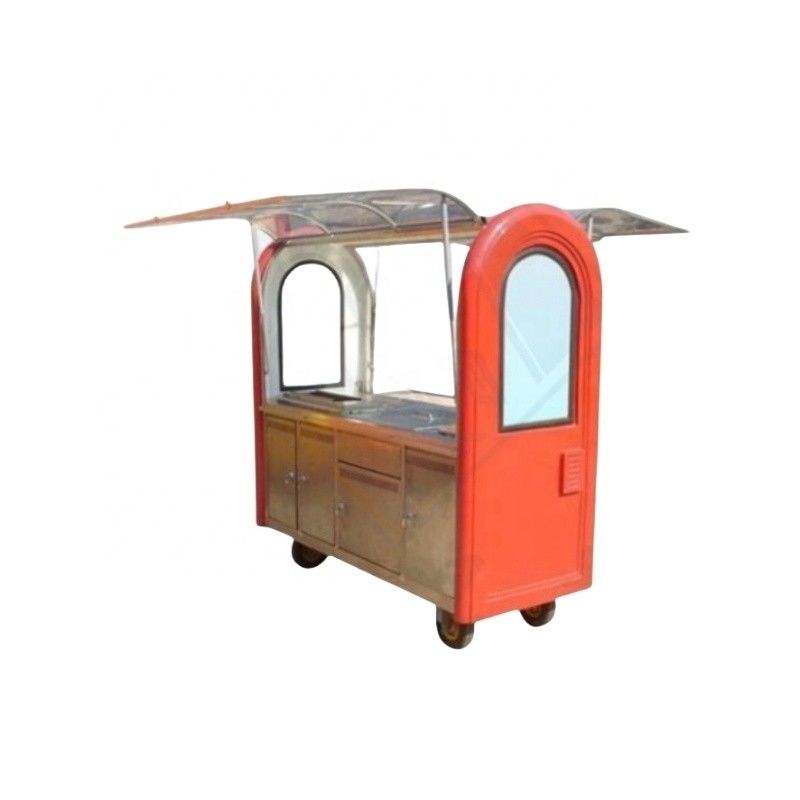 Street Sale Fully Equipped Restaurant Food Truck Vintage Style with Customized Color