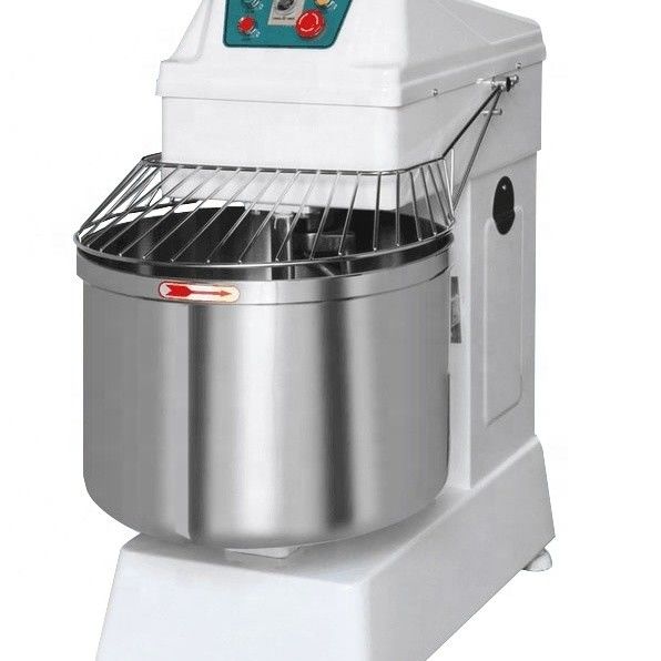 2020 High Productivity Dough Kneader Stainless Steel 76kg Spiral Dough Mixer for Food