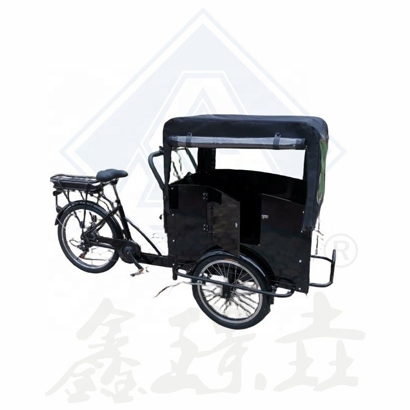 200kg Mobile Tricycle Bike Food Cart for Outdoor Street Vending Commercial Juice