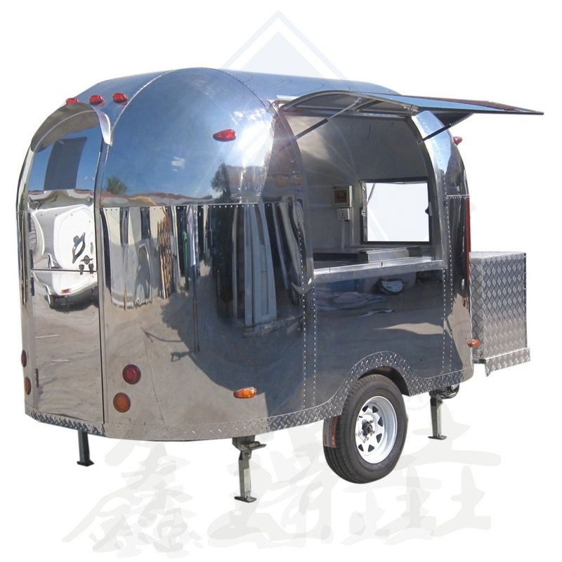 Fully Air Conditioned Food Trailers with Video Technical Support and Ice Cream Trailer