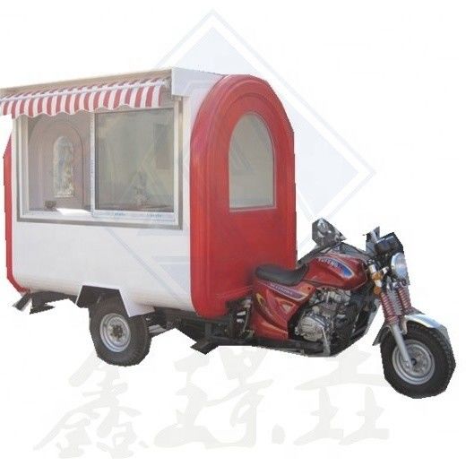 Versatile Mobile Food Cart Trailer Truck Tricycle Motorcycle Food in Customized Color