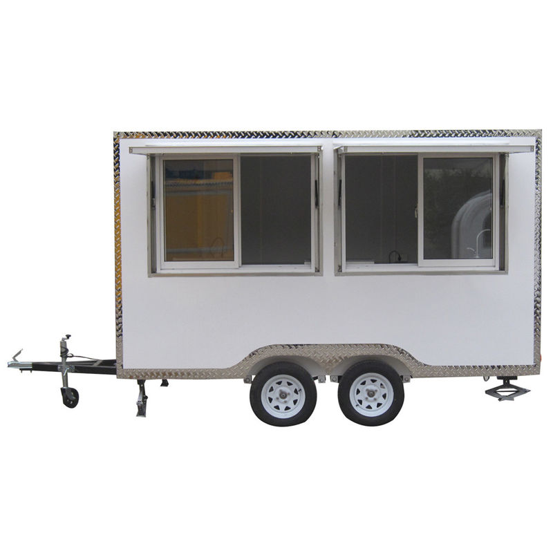 200set Full Kitchen Mobile Catering Trailer Food Vending Van for Spare Parts After Service