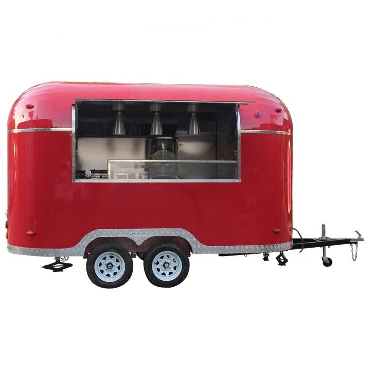 Chinese Food Truck Camper Trailer Kitchen /Food Shop Mobile Ice Cream Container Vans