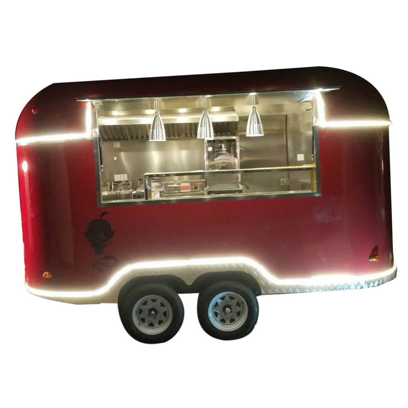 Vending Snack Food Kiosks for Garment Shops Function Concession French Fries Carts