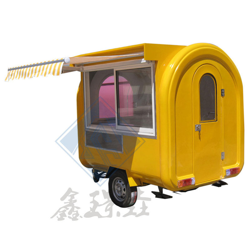 Customized Coffee Bar Cart Trailer Used Food Trucks Mobile Food Cart Van in Germany