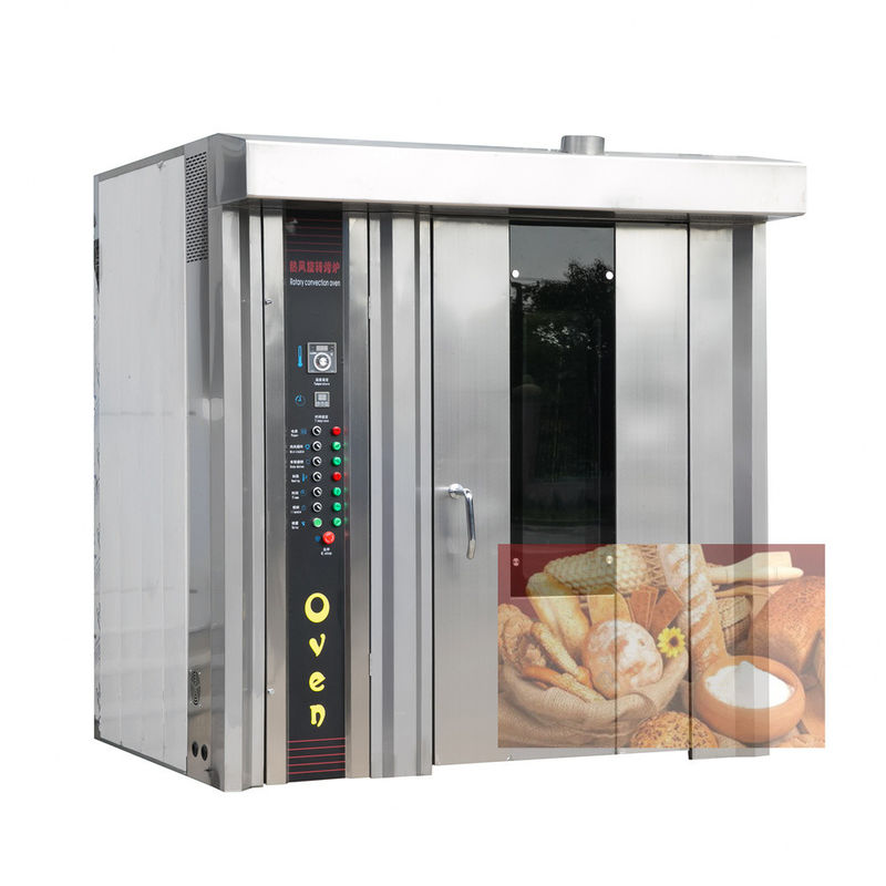 32-Tray Automatic Gas Electric Rotary Oven for Pita Bread Baking Food Processing Machine
