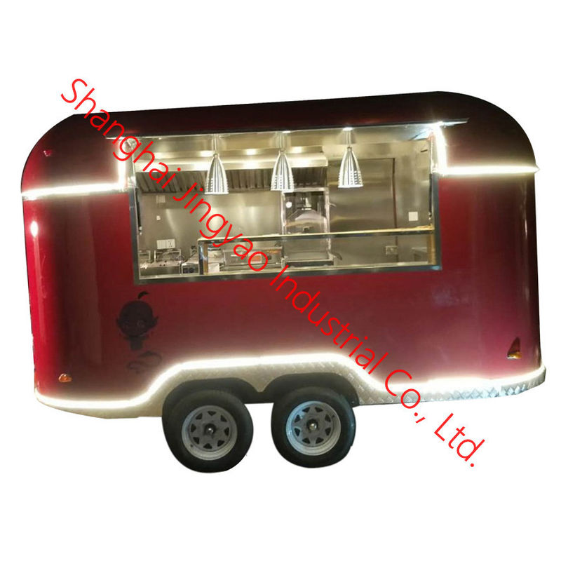 Multifunctional Electric Food Van for Bus and Mobile Food Trailer 220*160*210cm 0-20K
