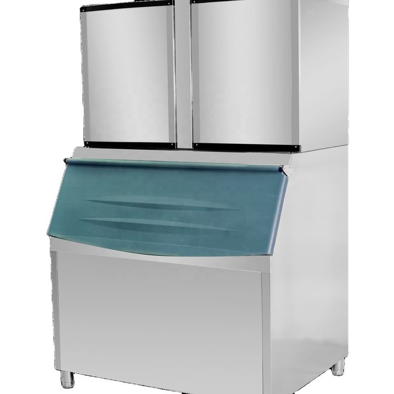 Ice Cube Maker Water or Air Cooling Commercial Combined Automatic Ice Cubes Machine
