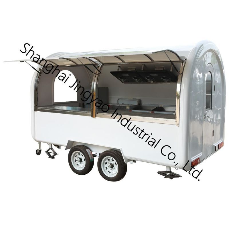 Boiler Fibre Glass Australia Standard Street Fast Mobile Food Cart Truck Trailer with Kitchen