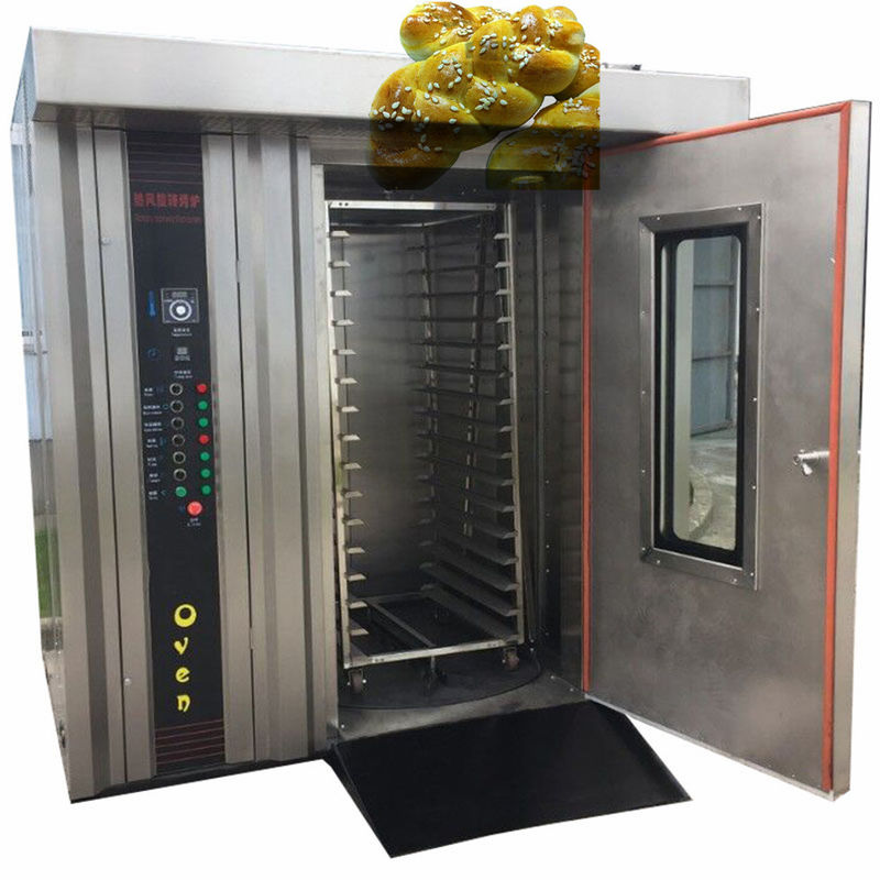 CE Certified Small Automatic Bakery Rotary Oven for Baking Bread Pizza Meat Baguette