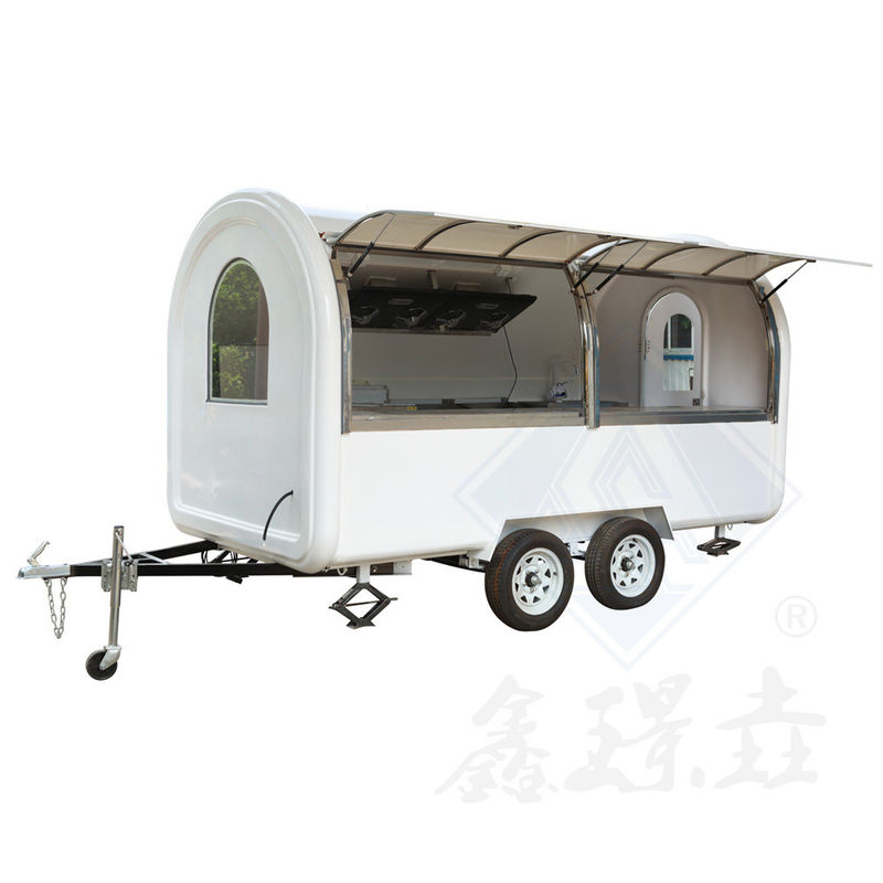 European Style Fully Equipped Food Truck with Full Kitchen Size 2300*1750*2100mm