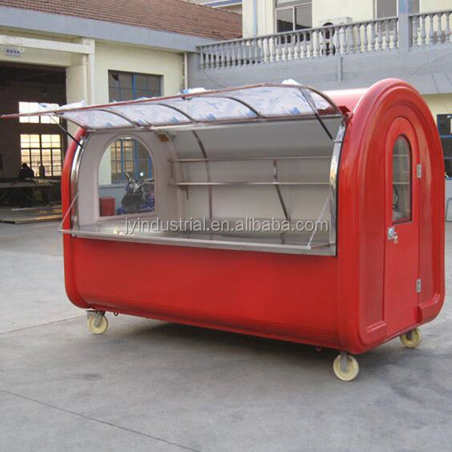 Modern Design Light Pink Color Donut Waffle Hot Dog Kitchen Food Truck JY-B35 Customised