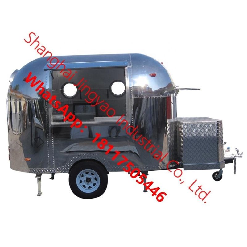 1500kg jy-FR220I Shanghai jy scooter gasoline food trailers ice cream bicycle camper truck