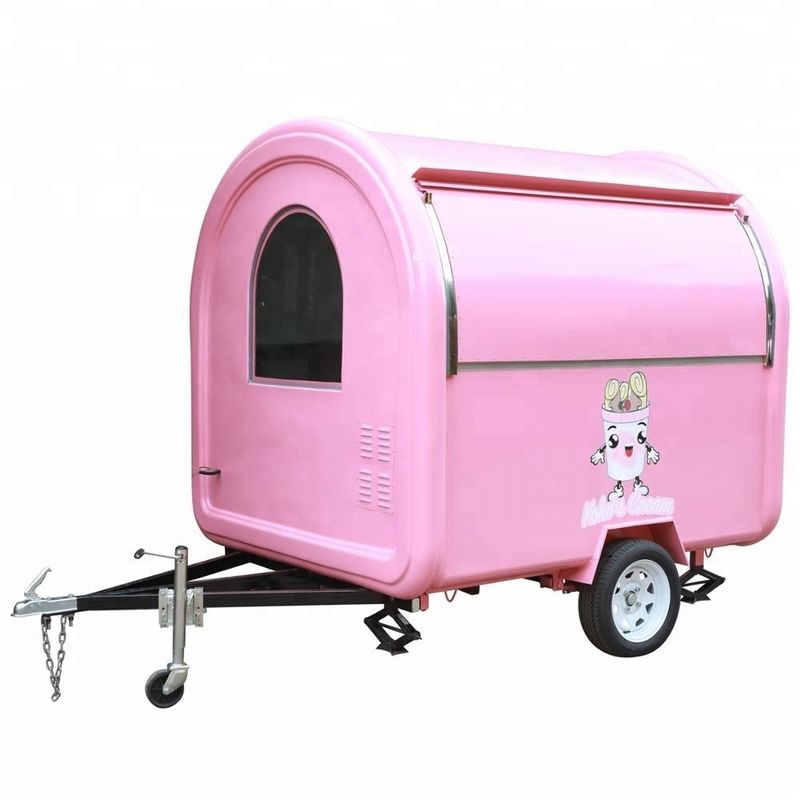 Electrical Food Truck 220V EEC Mobile Food Carts with E-Track Tie-Down Rails and More