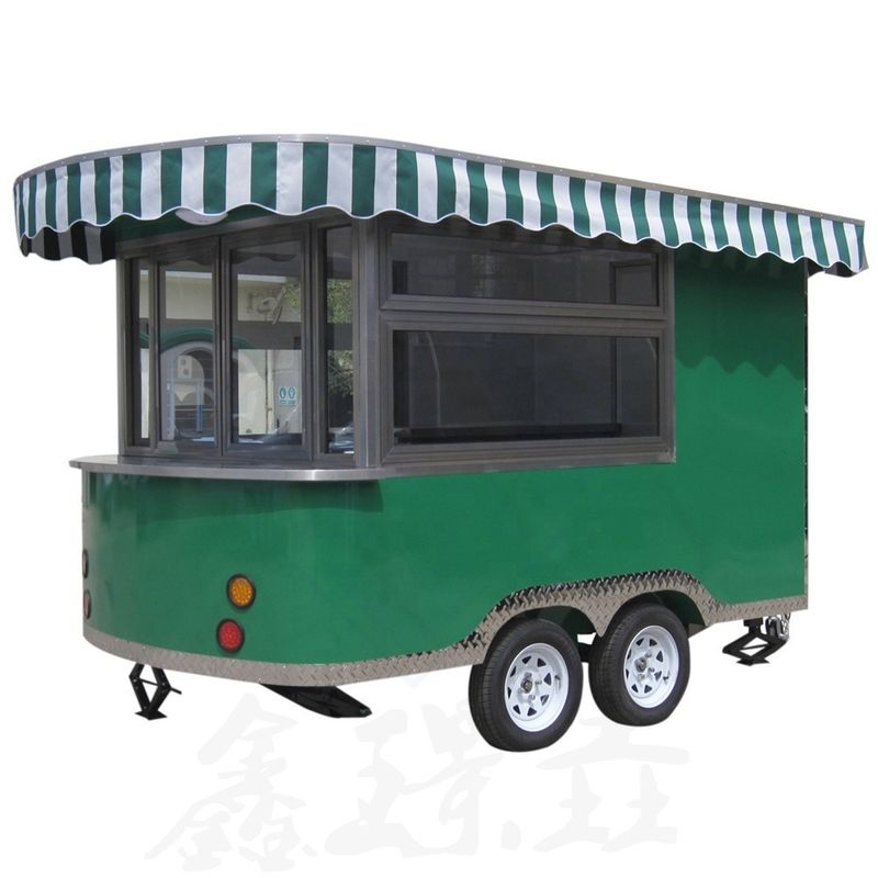 1200kg Load Capacity Motor Tricycle Mobile Food Cart for Beach Turkey Food Display Cart