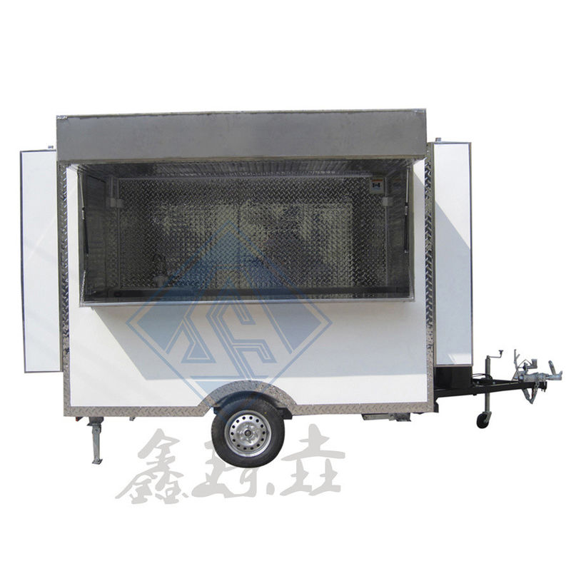 Electric Mobile Food Trucks Milk Hotdog Food Delivery Cart with and Raw Material Milk
