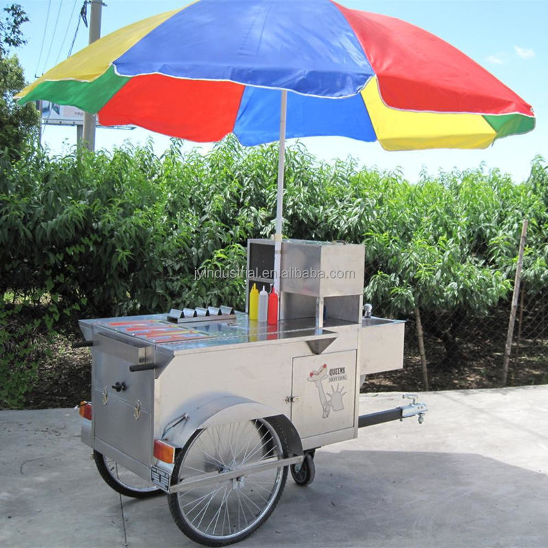 220V Mobile Food Cart Street Vending Tricycle/Electric Hot Dog Cart for Other Purposes