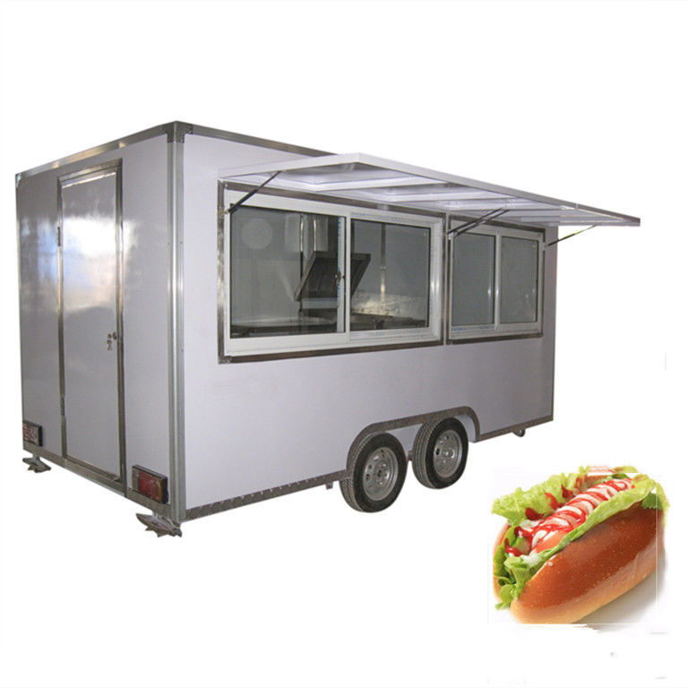 Snack Food Maker for Mobile Street Food Cart 220x200x235cm Size Chicken Coffee Hot Dog