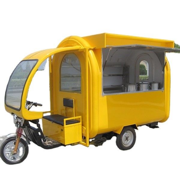 380*160*235 CM Street Mobile Gas Ice Cream Food Truck with Full Kitchen Equipment