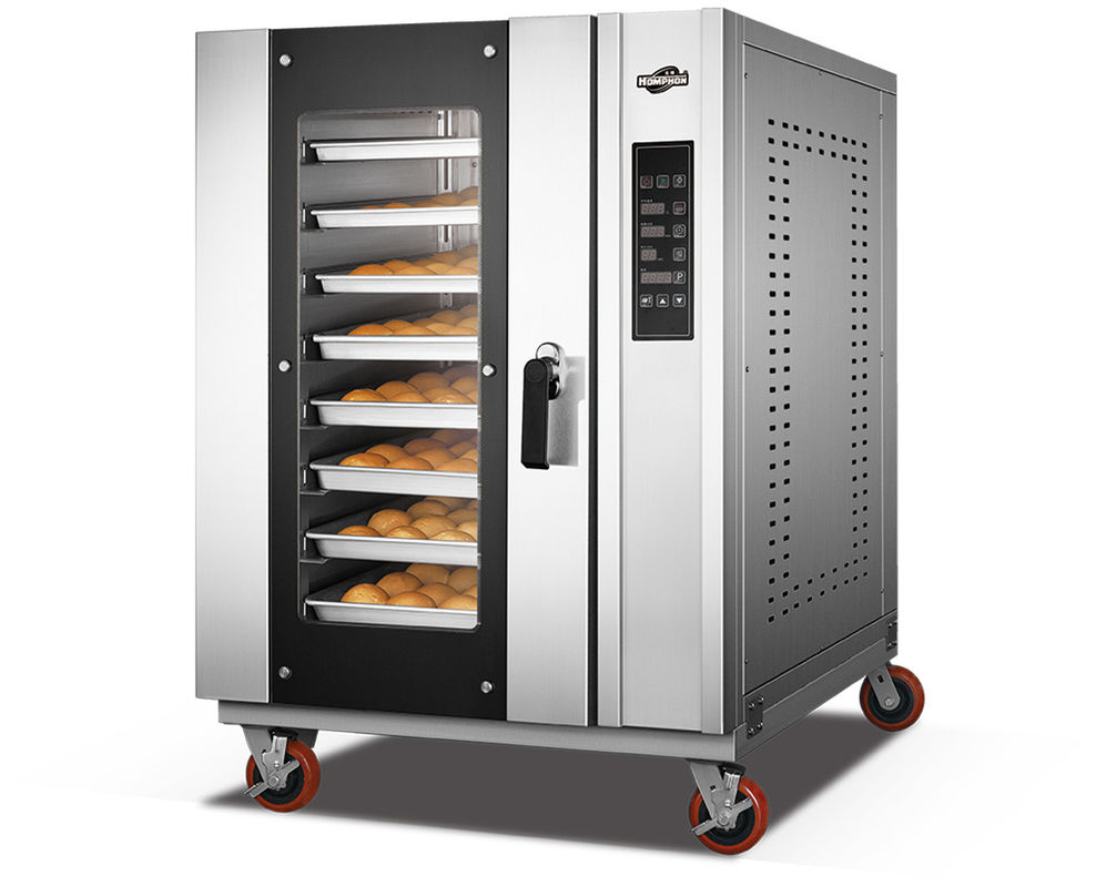 8 Trays Rotary Rack Gas Bakery Oven for Snack Food Baking Equipment at Good Prices