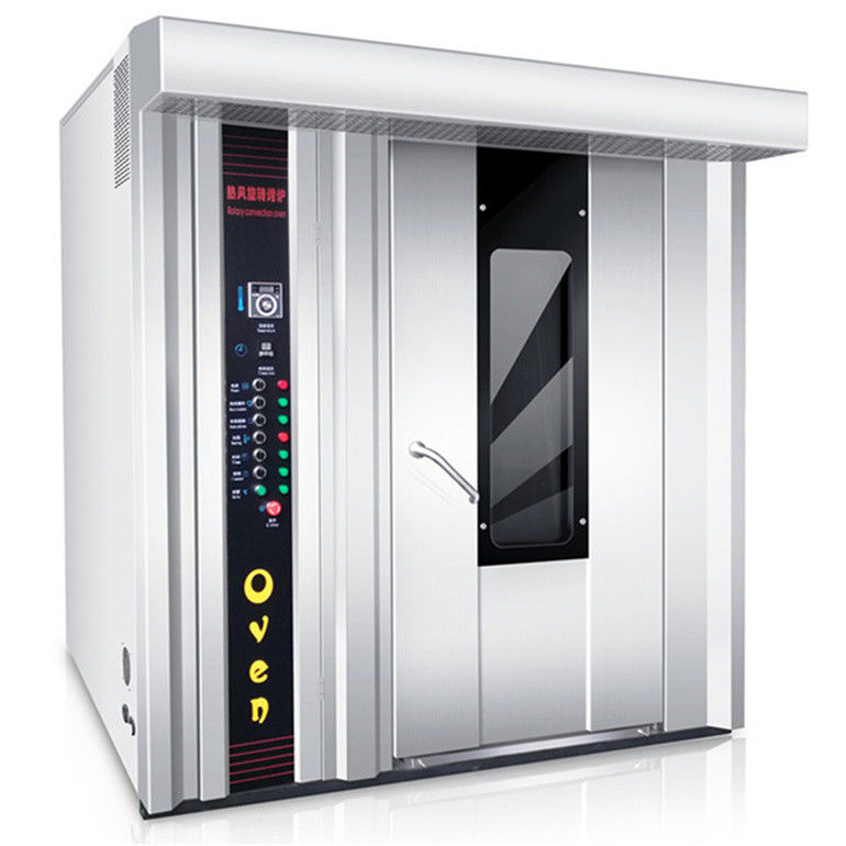 Gas Rotary Pizza Oven for Pita Bread and Chicken Meat Roasting in Modern Italian Style