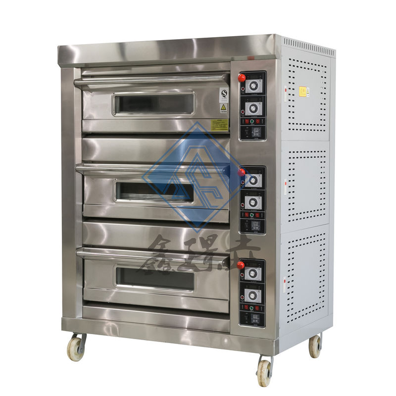 Gas Bakery Pizza Oven Classic Deck Oven for Baking Bread in Commercial Kitchens