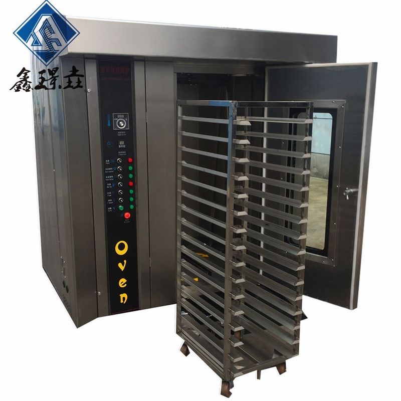 After Service Video technical support 32 Trays Gas Rotary Rack Oven for Bakery Cake
