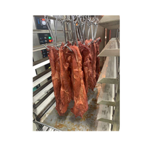 380V 32 Trays Gas Chicken Roast Suckling Pig Beef Meat Jerky Grain Baking Rack Machine