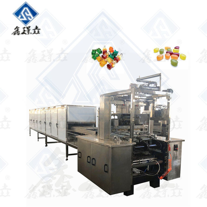1000kg Capacity and Automatic Hard Candy Production Line for Rounder Candy 100-300kg/h