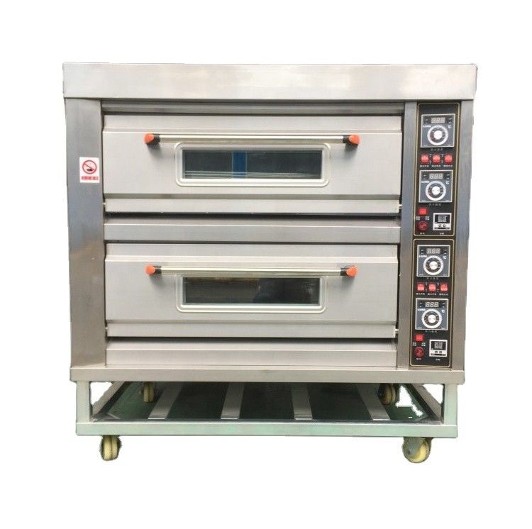 Commercial Stainless Steel Gas Pizza Oven for Baking Cake and Cookie in Shanghai