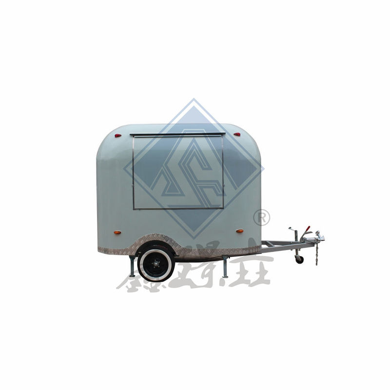 1000 KG Customized Color Mobile Food Truck with Design Single/Double Axles