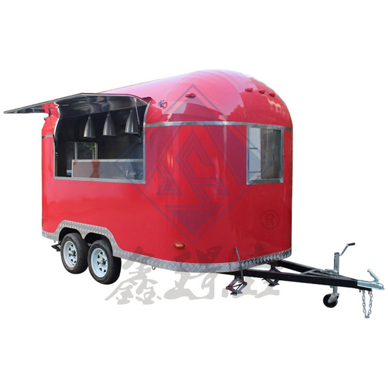 Customized Single/Double Axle Food Truck with Galvanized Steel and Corn Material Design