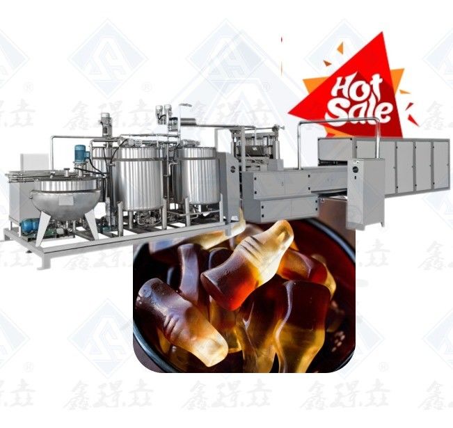 150KG/H Lollipop and Gummy Candy Production Line with Advanced Gelatin Candy Machine