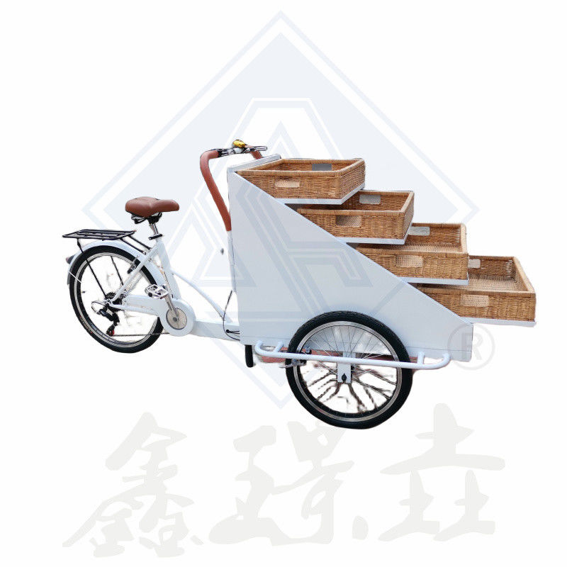 Small Commodities Machinery Function Sell Street Food Wheels 3 Bike for Bread Fruits
