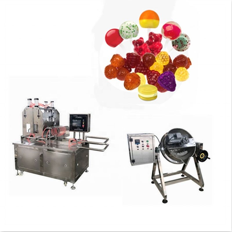 220V Power Source Function Pouring Machine Double Color Lollipop Hard Candy Machine