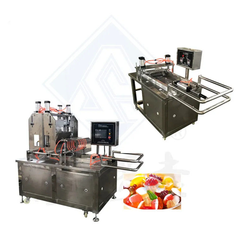 50kg/h Nice Soft Lollipop Making Machine Automatic Forming Shanghai Gummy Bear Candy