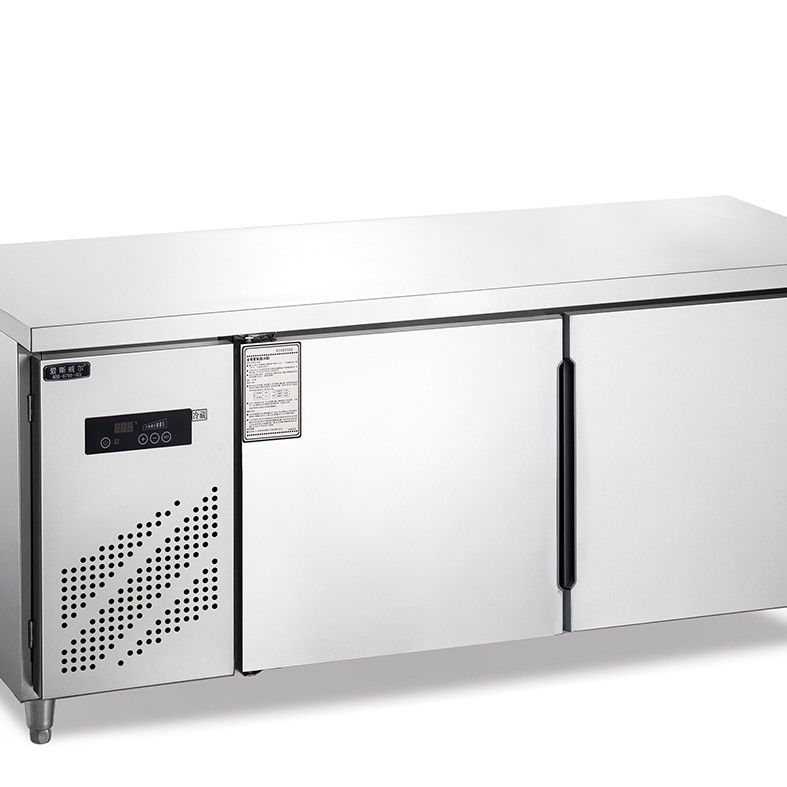 50-300L Capacity Stainless Steel 4 Drawer Freezer Cabinet Work Table Counter Top 110V